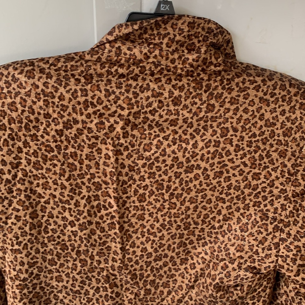 Gorgeous Vintage Escada Leopard with gold thread blazer worn 1 time - Picture 12 of 12